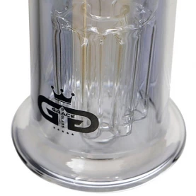 Sklenený bong GG The King Metalic 18 cm