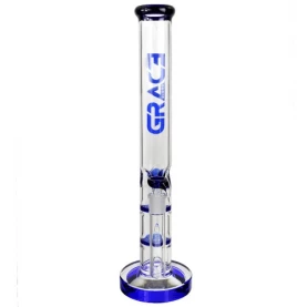 Sklenený bong GG Parallel tuber blue Hammer