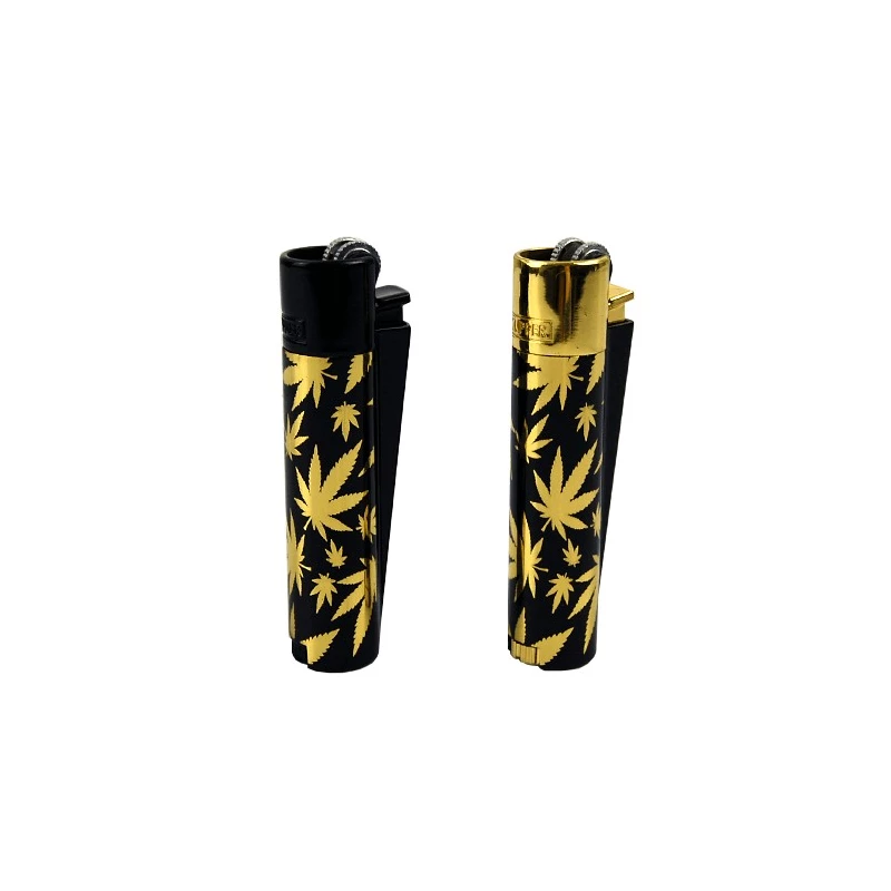 Zapaľovač Clipper Metal leaf Gold