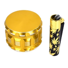 Gold Set: Drvička a Kovový clipper zapaľovač