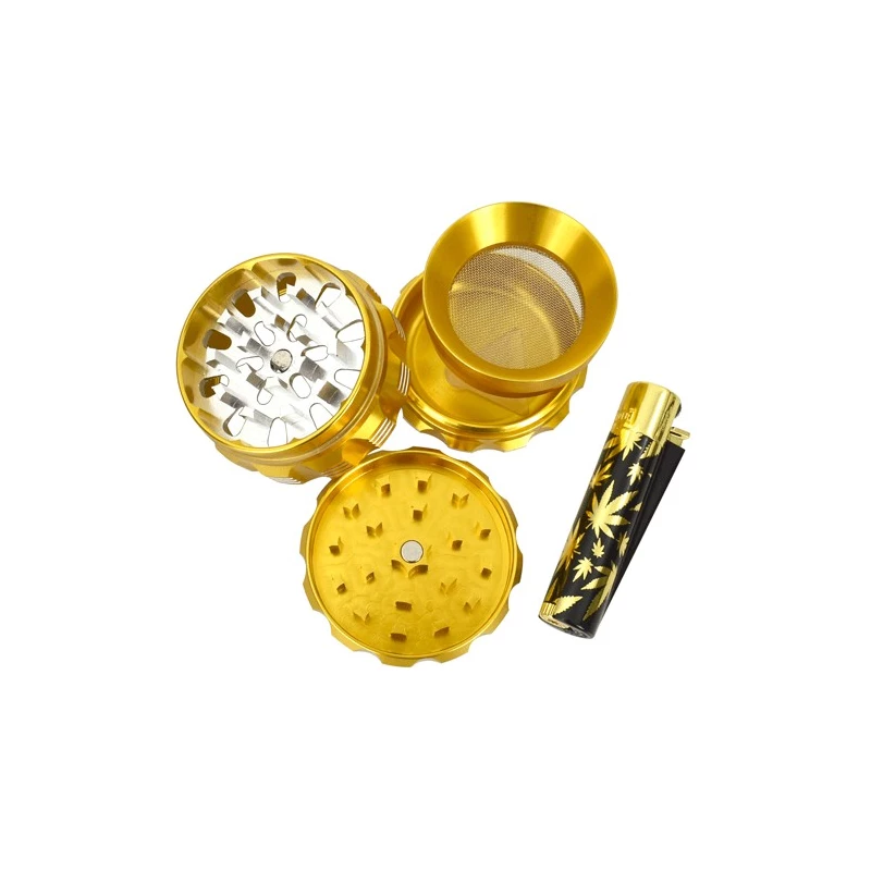 Gold Set: Drvička a Kovový clipper zapaľovač