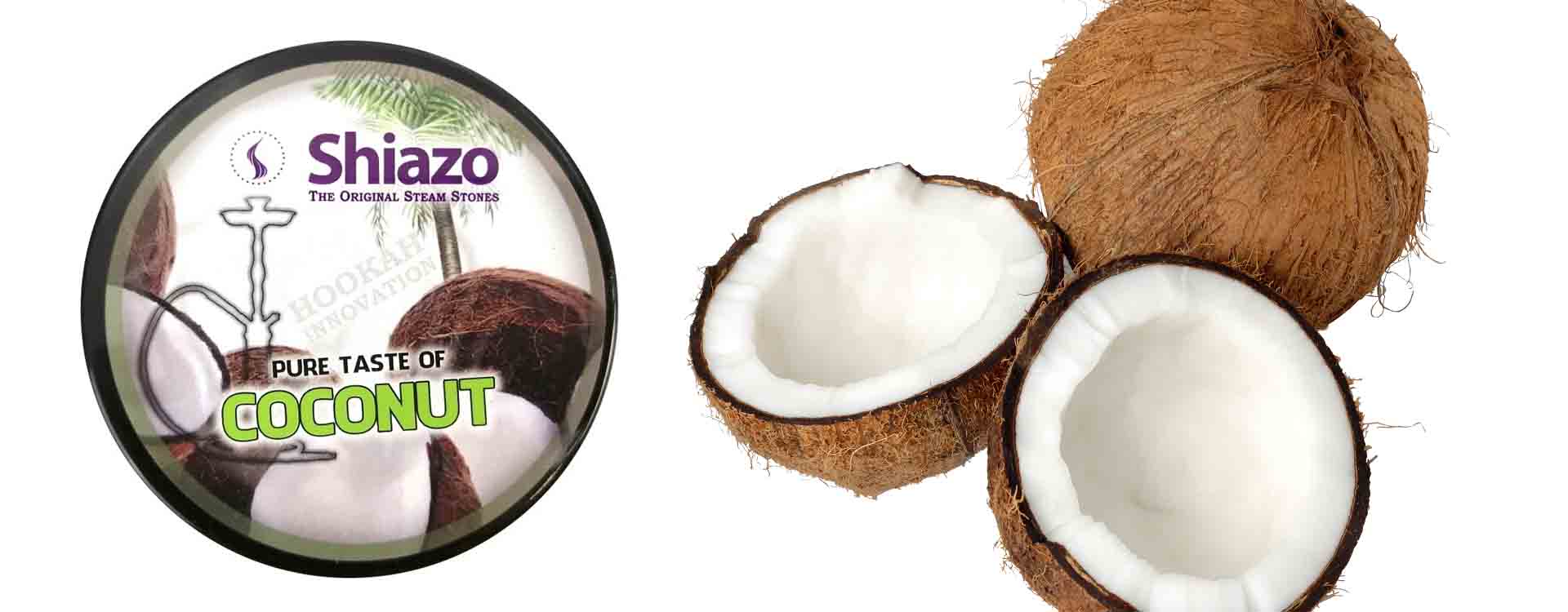 Kamienky do vodnej fajky Shiazo - príchuť kokos