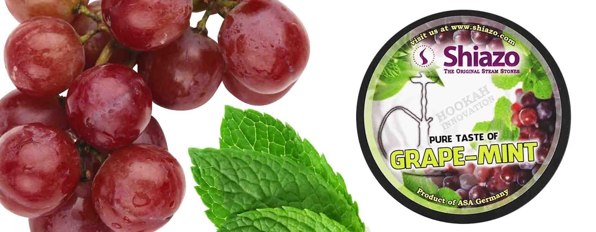 Kamienky do vodnej fajky Shiazo - príchuť hrozno a mäta