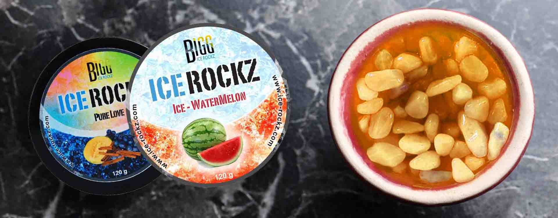 Kamienky do vodnej fajky značky Ice Rockz - originálne balenia a kamienky naložené v korunke vodnej fajky