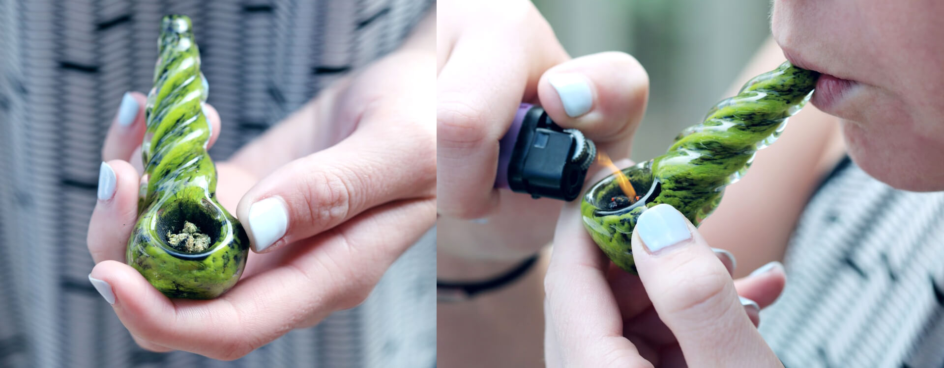 Pyrexová šlukovka a fajčenie z nej